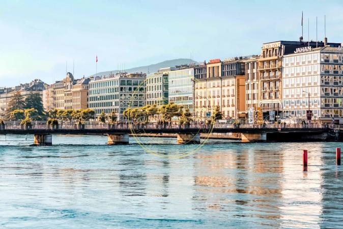 Hôtel de luxe 4*, sur la rive gauche de Genève, Suisse