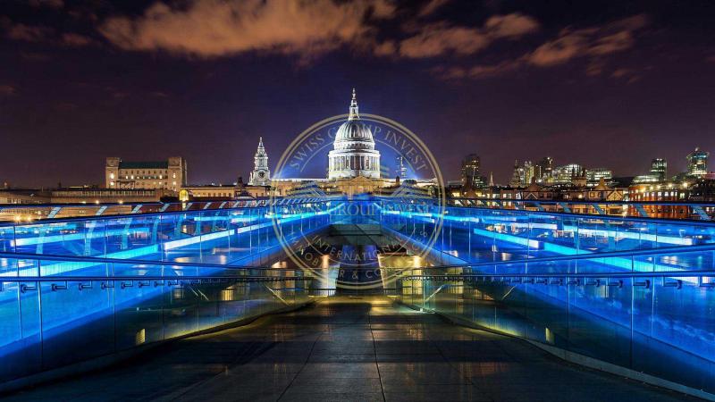 Hôtel de luxe, situé dans un élégant quartier de Londres, Angleterre